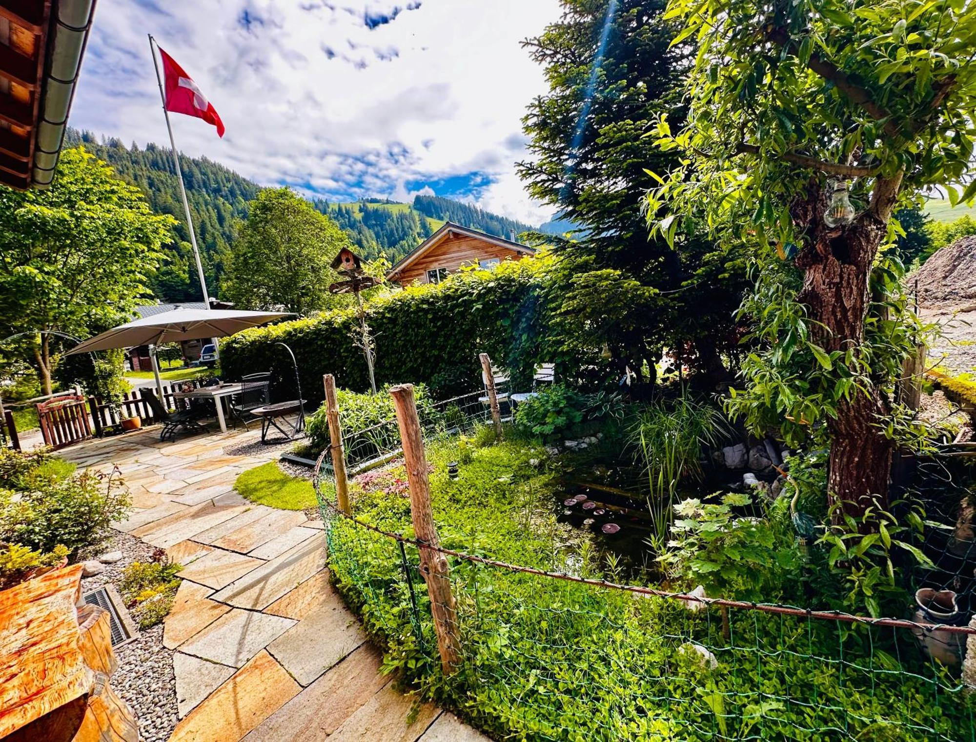 The Swiss Paradise 2 Apartment With Garden, Whirlpool, And Mountain Panorama Wirzweli Exterior photo